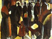 August Macke Leave Taking France oil painting artist